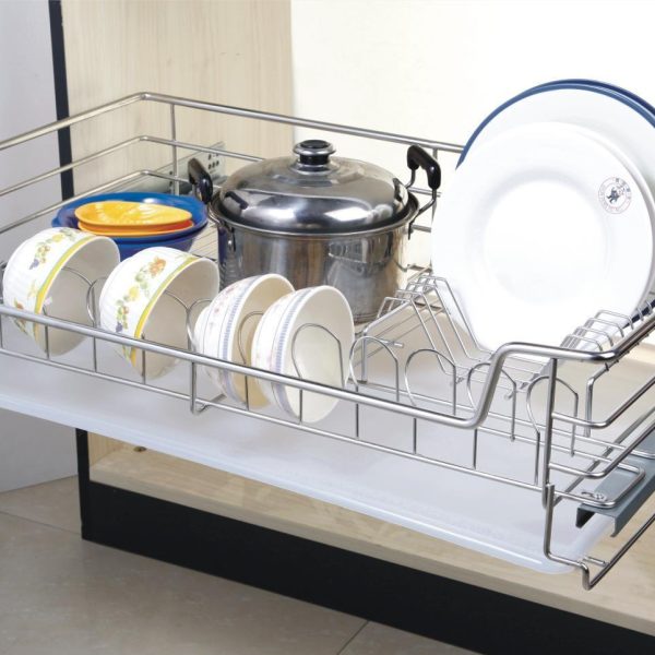 Porta Platos Extraible Riel Oculto Soft Close K6PTJ007