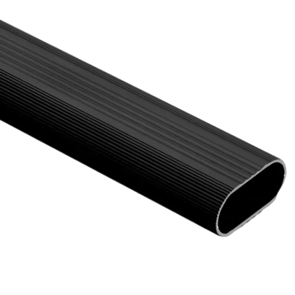 Tubo Ovalado de Aluminio para Clóset