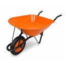Carretilla Naranja con Llanta Sólida Salford